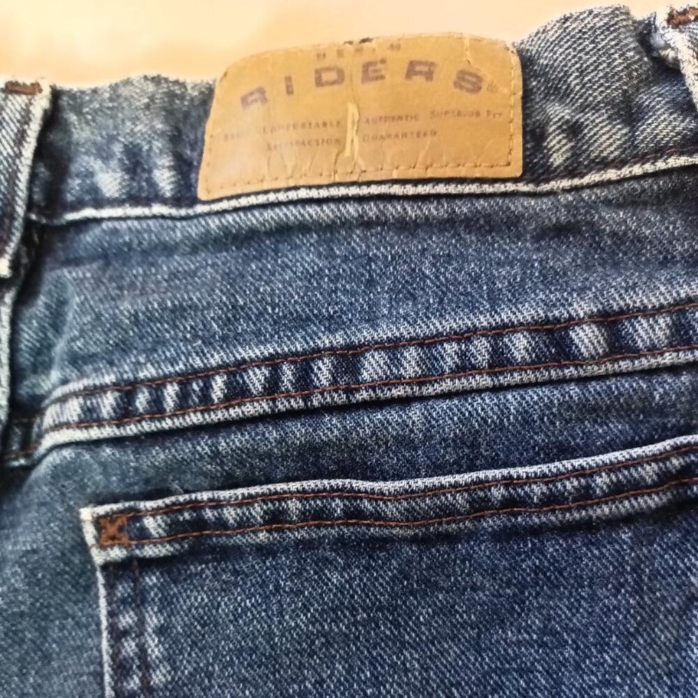 Women's Jeans, Lee Rider's, Size 8 Long, Straight Leg, W-13 1/2", Inseam-33"